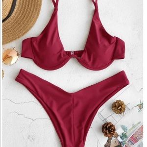 Maroon Bikini set